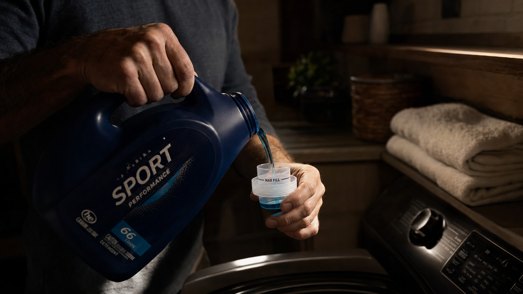 Step 3: Measuring the correct amount of detergent